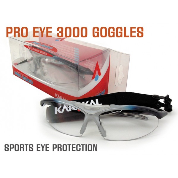 Squashové brýle Karakal PRO EYE 3000