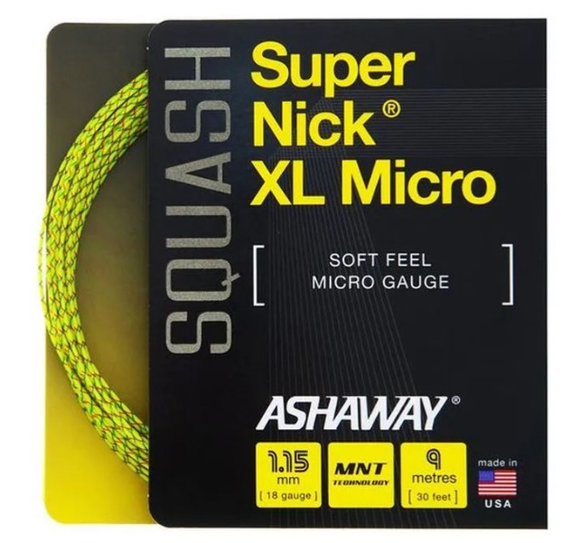 Ashaway Supernick XL Micro 1.15 - odmotáno 9m
